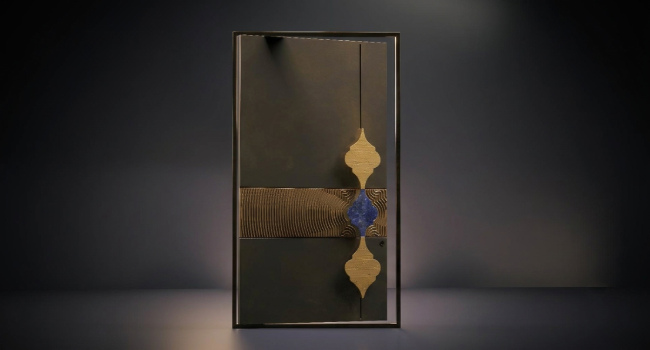 Embossed Elegance Entrance Door