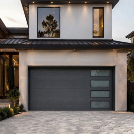 Elegant Garage Door Titan Grey 8' x 7'
